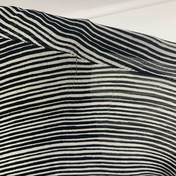 ALI & JAY One Shoulder Drape Striped Cocktail Dress New Size M - Picture 6 of 10